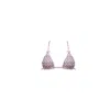 Ivy Swimwear Women's Pink / Purple Juliet In Strawberry Milk Bikini Top In Pink/purple