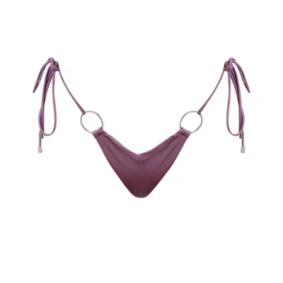Ivy Swimwear Women's Pink / Purple Linnea In Lavender Bikini Bottoms In Pink/purple