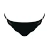 Ivy Swimwear Women's Savanna In Black Lace Bikini Bottoms