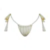 Ivy Swimwear Women's White Hazel In Cream Bottoms In White