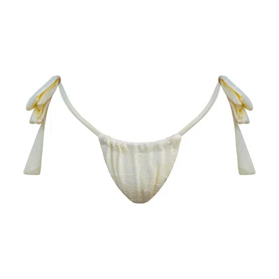 Ivy Swimwear Women's White Hazel In Cream Bottoms