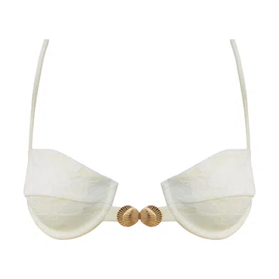 Ivy Swimwear Women's White Hazel In Cream Top