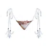 Ivy Swimwear Women's White Lani In Cherry Lace Bikini Bottoms In White
