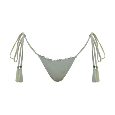 Ivy Swimwear Women's White Lani In Cream Lace Bottoms