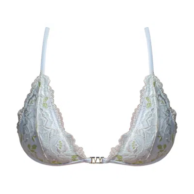 Ivy Swimwear Women's White Sakura In Ivory Bikini Top