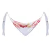 Ivy Swimwear Women's White Sirena In Cherry Lace Bikini Bottoms In White
