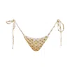 Ivy Swimwear Women's Yellow / Orange Juliet In Orange Creamsicle Bottoms In Yellow/orange