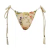 Ivy Swimwear Women's Yellow / Orange Lani In Butter Yellow Lace Bottoms