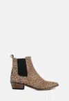 Ivylee Women's Stella Leopard Boot In Beige In Beige