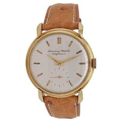 Pre-owned Iwc Schaffhausen 18 Kt Gold Iwc Wrist Watch Caliber 83 In Multi