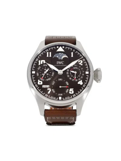 Pre-owned Iwc Schaffhausen 2016  Big Pilot Perpetual Calendar Edition "antoine De Saint-exupéry" 46mm In Brown