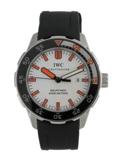 Pre-owned Iwc Schaffhausen Aquatimer 2000 Watch In Multi