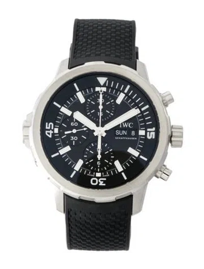 Pre-owned Iwc Schaffhausen Aquatimer Watch In Multi