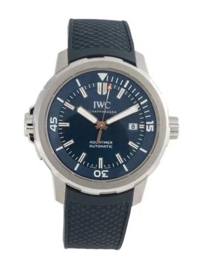 Pre-owned Iwc Schaffhausen Aquatimer Watch In Multicolor