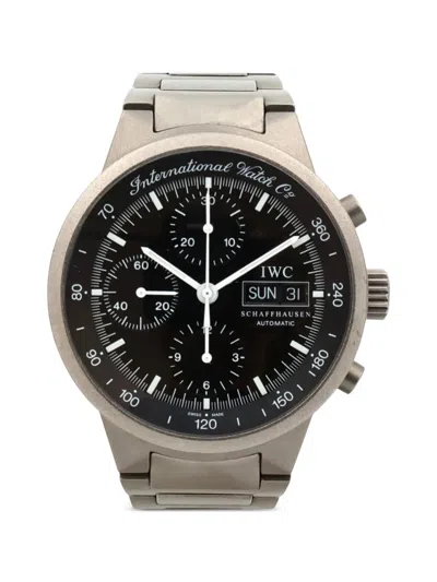 Pre-owned Iwc Schaffhausen Gst 40mm Watch In Black