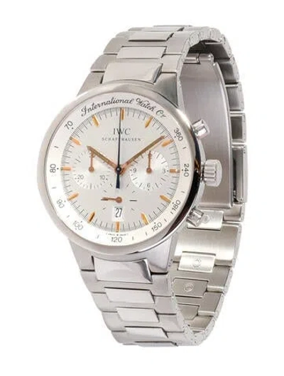 Pre-owned Iwc Schaffhausen Gst Chronograph Watch, 36mm In Multicolor