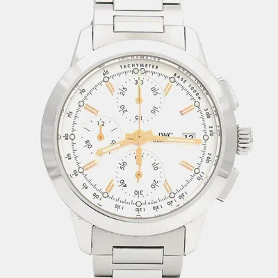 Pre-owned Iwc Schaffhausen Ingenieur Iw380801 Automatic Silver Stainless Steel Men's Wristwatch 42.5 Mm