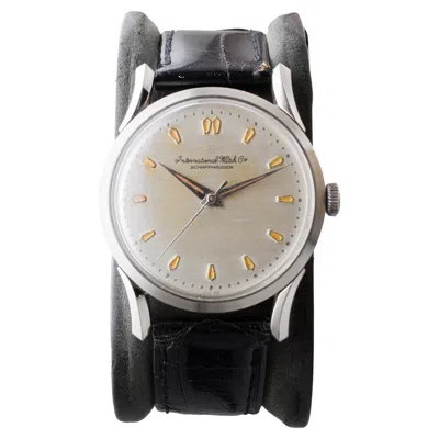 Pre-owned Iwc Schaffhausen International Watch Co. Stainless Steel Automatic Circa, 1940's In Multi