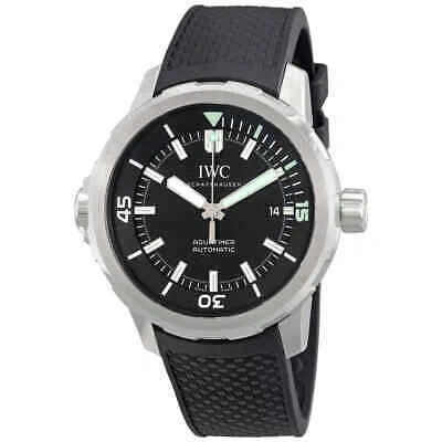 Pre-owned Iwc Schaffhausen Iwc Aquatimer Automatic Black Dial Men's Watch Iw328802