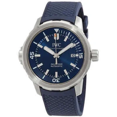 Pre-owned Iwc Schaffhausen Iwc Aquatimer Automatic Blue Dial Men's Watch Iw328801