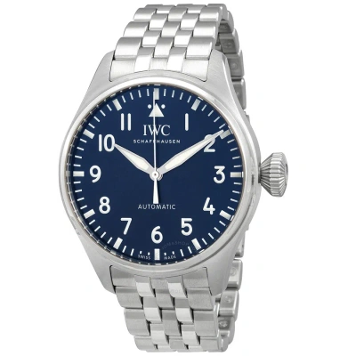 Iwc Schaffhausen Iwc Big Pilot 43 Automatic Blue Dial Men's Watch Iw329304 In Metallic