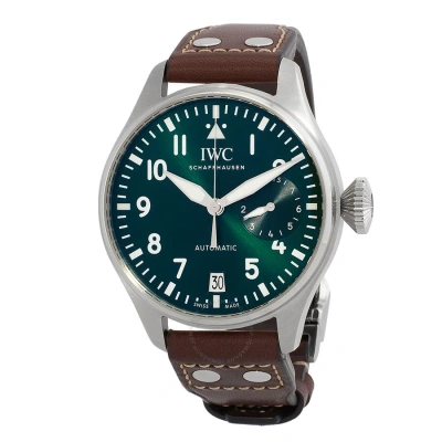 Iwc Schaffhausen Iwc Big Pilot Automatic Green Dial Men's Watch Iw501015 In Metallic