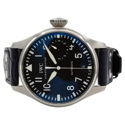 Pre-owned Iwc Schaffhausen Iwc Big Pilot Iw500901 46mm Stainless Steel 7 Day Power Reserve Full Set In Multi