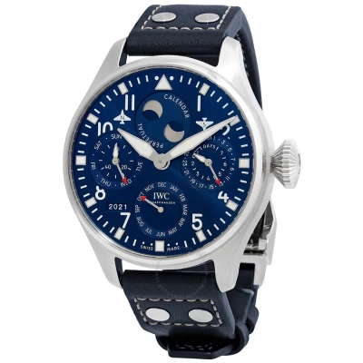 Iwc Schaffhausen Iwc Big Pilot Perpetual Automatic Blue Dial Men's Watch Iw503605