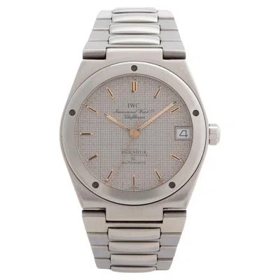 Pre-owned Iwc Schaffhausen Iwc Ingenieur Sl Automatic 3505 Grey Graph 'skinny', Swiss Only Dial, Year 1984 In Gray