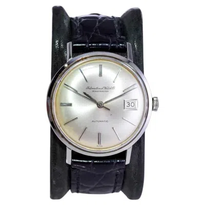 Pre-owned Iwc Schaffhausen I.w.c. International Steel Mid-century Automatic 1960's With Original Dial In Multi