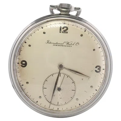 Pre-owned Iwc Schaffhausen Iwc International Watch Company Antique Pocket Watch. In Multi