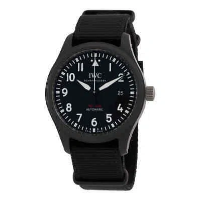 Pre-owned Iwc Schaffhausen Iwc Pilot's 41 Automatic Black Dial Men's Watch Iw3269-06