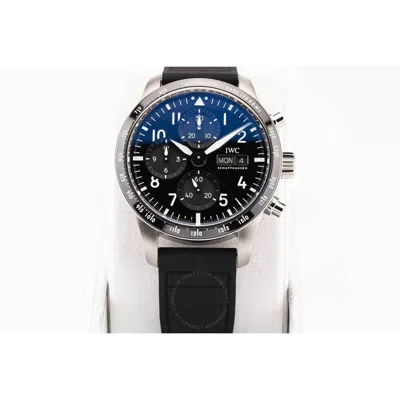 Iwc Schaffhausen Iwc Pilot Chronograph 41 "amg" Automatic Black Dial Men's Watch Iw388305