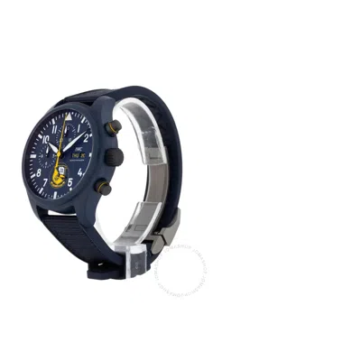 Iwc Schaffhausen Iwc Pilot Chronograph Blue Angels Automatic Blue Dial Men's Watch Iw389109