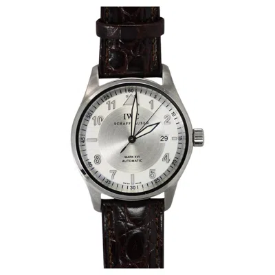 Pre-owned Iwc Schaffhausen Iwc Pilot Mark Xv1 Steel Automatic Watch 39mm In Multi