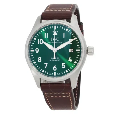 Iwc Schaffhausen Iwc Pilot Mark Xx Automatic Green Dial Men's Watch Iw328205 In Metallic
