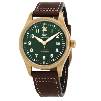 Iwc Schaffhausen Iwc Pilot Spitfire Automatic Green Dial Men's Watch Iw326802