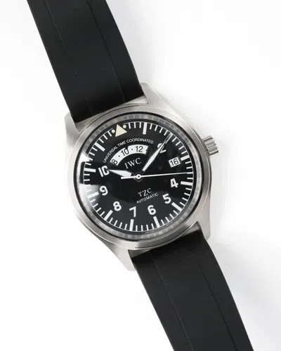 Iwc Schaffhausen Iwc Pilot Spitfire Utc 39mm Ref Iw325101 Watch In Black