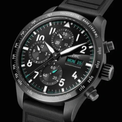 Pre-owned Iwc Schaffhausen Iwc Pilot's Watch Performance Chrono F1 Auto 41mm Black Dial Watch Iw388306 2024