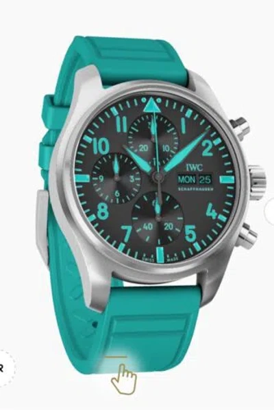 Pre-owned Iwc Schaffhausen Iwc Pilots Chronograph 41mm Mercedes-amg Petronas Formula One Iw388108 2024