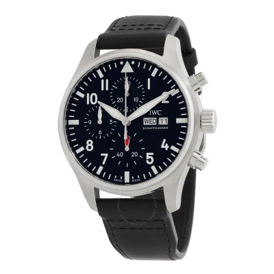 Iwc Schaffhausen Iwc Pilots Chronograph Automatic Black Dial Men's Watch Iw378001
