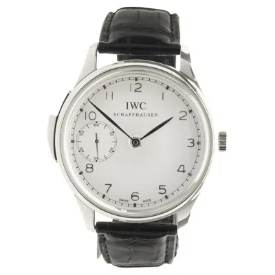 Pre-owned Iwc Schaffhausen Iwc Platinum Portugieser Minute Repetition In Multi