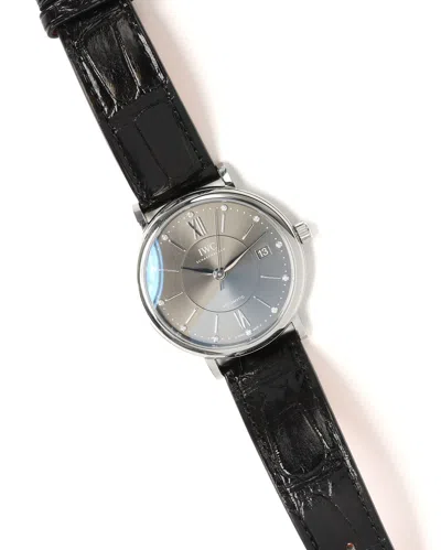 Pre-owned Iwc Schaffhausen Iwc Portofino 37mm Ref Iw458102 2022 Watch In Grey