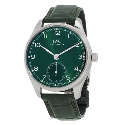 Iwc Schaffhausen Iwc Portugieser 40 Automatic Green Dial Men's Watch Iw358310