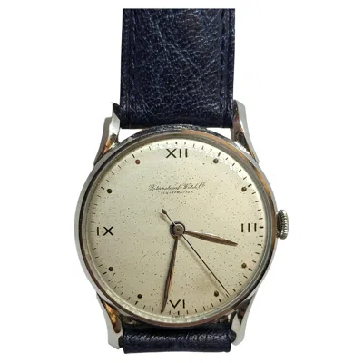 Pre-owned Iwc Schaffhausen Iwc Wrist Watch Stainless Steel Caliber 60 Rare, Fancy Lugs In Multi