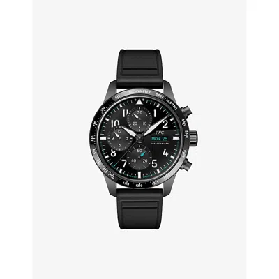 Iwc Schaffhausen Mens Black Cerantanium Pilot's Performance Chronograph Mercedes-amg Petronas Formula One™ Team Autom