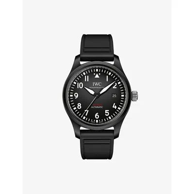 Iwc Schaffhausen Mens Black Ceramic Pilot's 41mm Top Gun Ceramic Automatic Watch