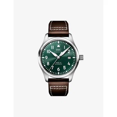 Iwc Schaffhausen Mens Pilot's Mark Xx 40mm Stainless Steel Automatic Watch In Multi