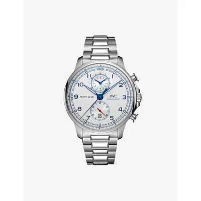 Iwc Schaffhausen Mens Portugieser Yacht Club Chronograph Stainless-steel Automatic Watch 44.6mm In Multi
