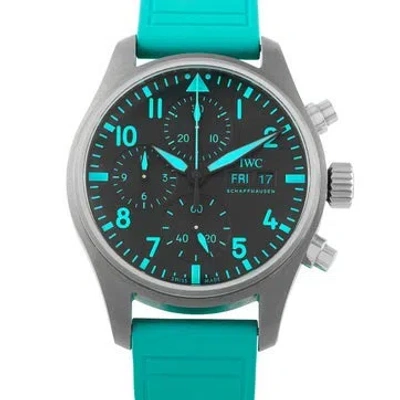 Pre-owned Iwc Schaffhausen Pilot's Chronograph Mercedes Amg Petronas Team Watch In Multicolor
